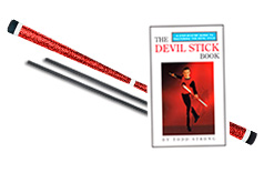 Combo Devil Stick Set - Laser w/Wood sticks & Book#0940